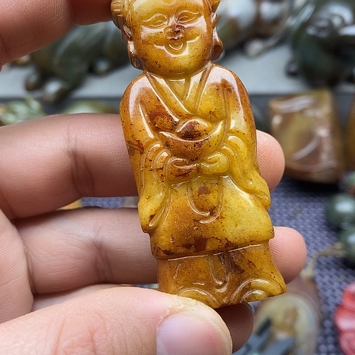未镶嵌蛇纹石玉颈饰