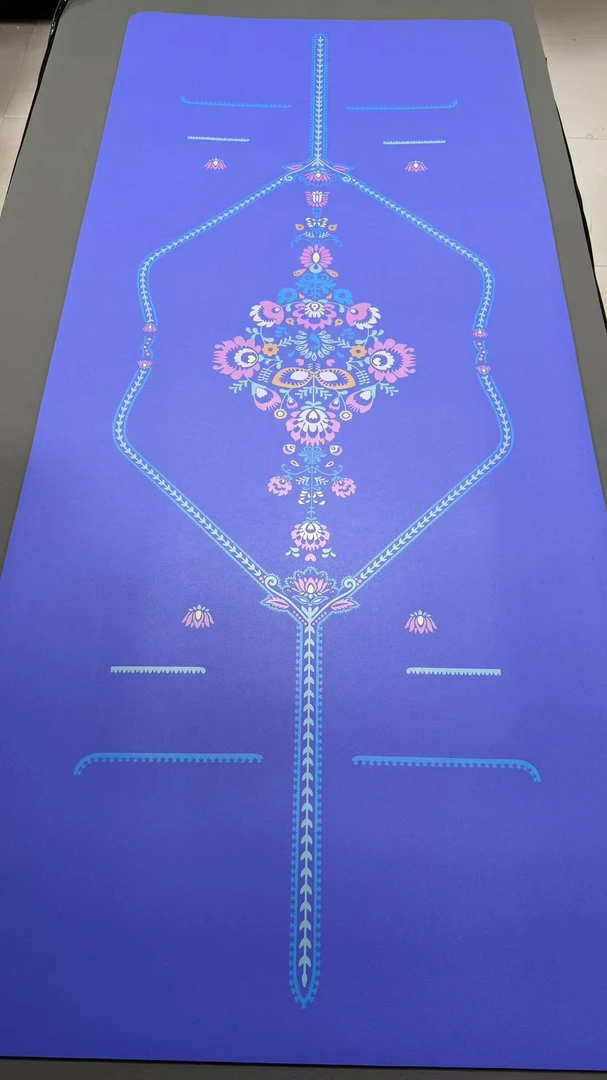 80宽 品牌 LFM 椰壳天然橡胶瑜伽垫彩印 专业环保瑜伽垫