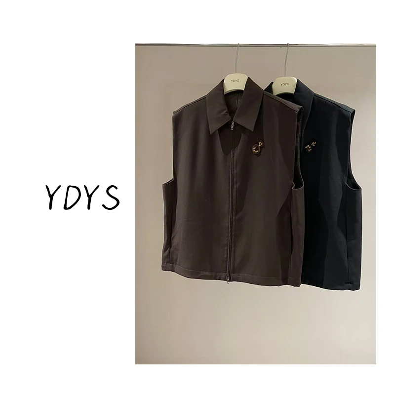 【YDYS】25K00928 2025新款时尚气质小众马夹