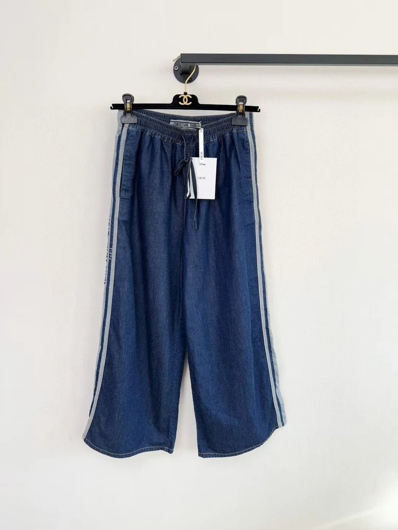 99新 DIOR/迪奥 Dior迪奥阔腿8分裤/36码/99新