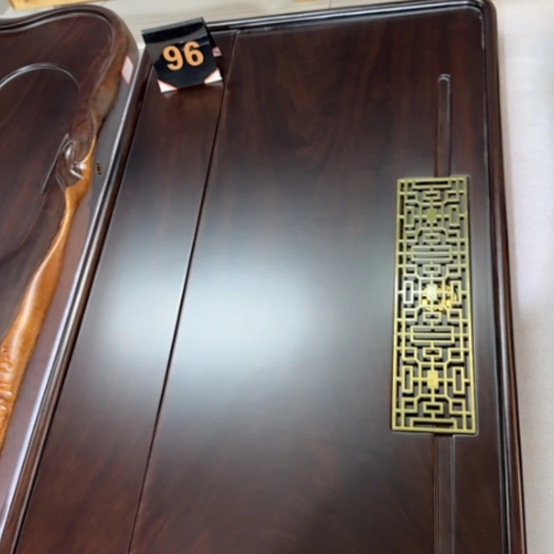 【闪购商品】雄****件非洲莫桑比克黑檀木茶盘86-47