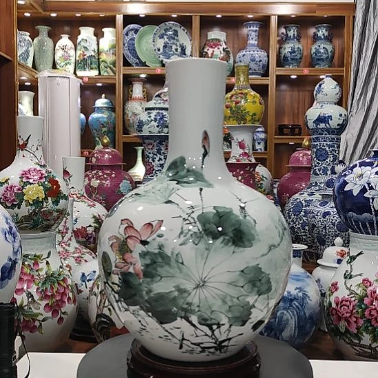 瓷片景德镇陶瓷花瓶子