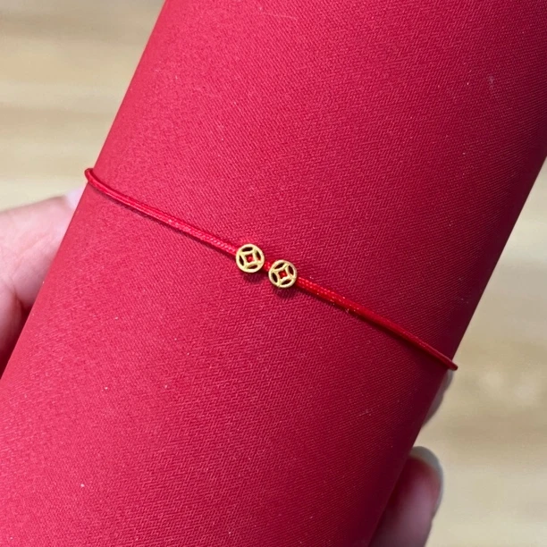 足金迷你小钱币 卡3.5mm左右