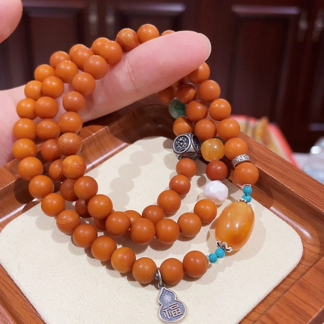 蜜蜡未镶嵌手链手串