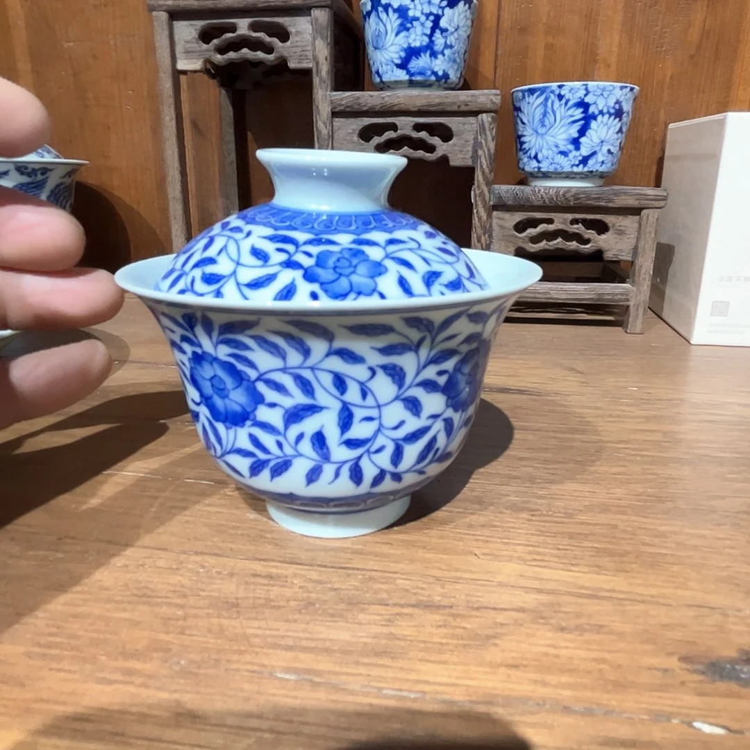 杯青花瓷器青花瓷器