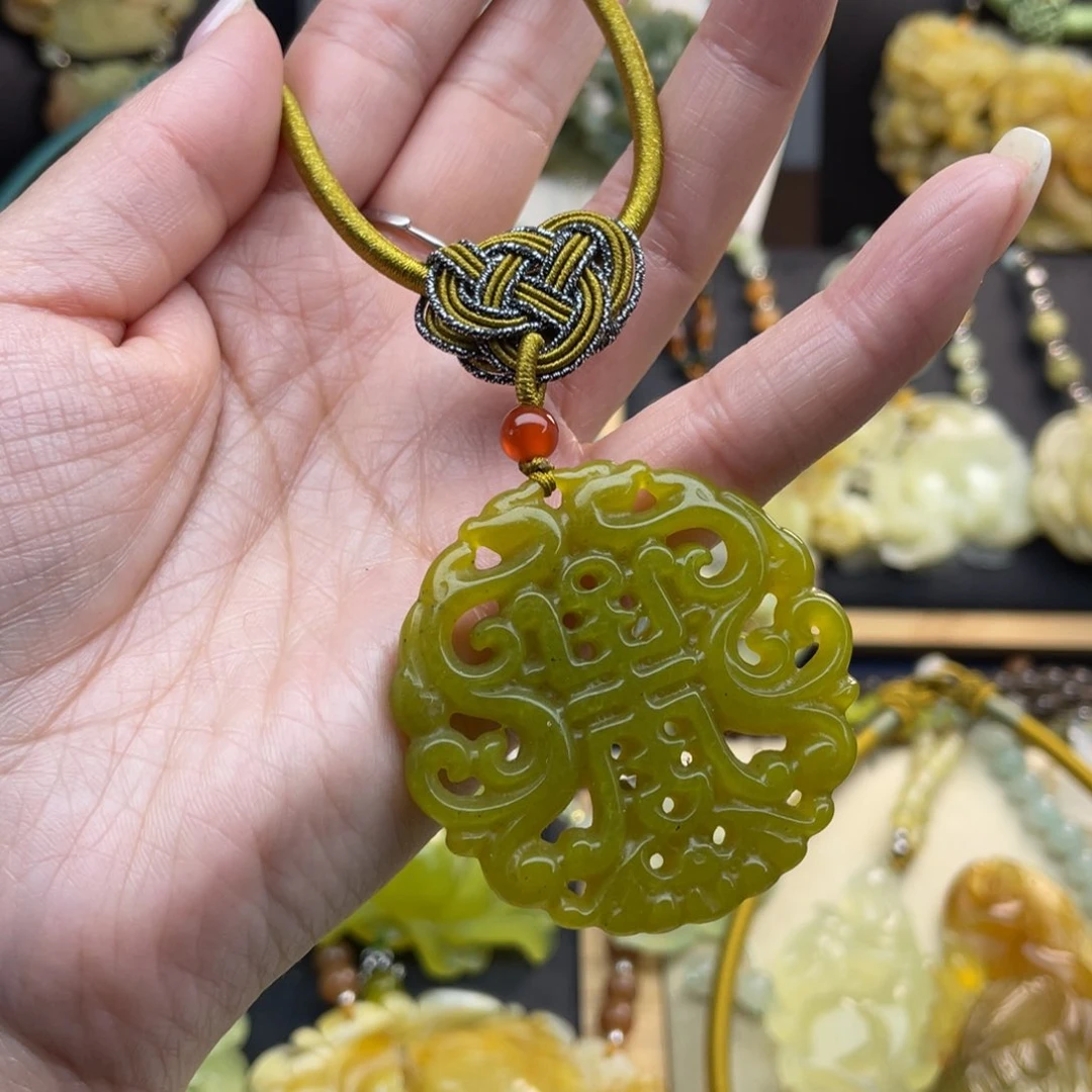 岫玉挂件吊坠未镶嵌