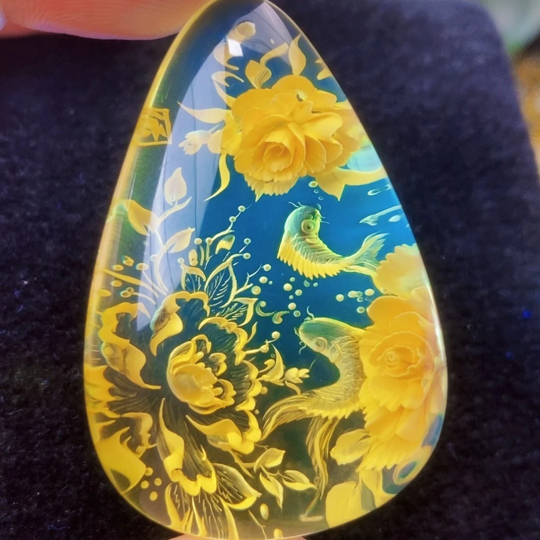 【闪购商品】未镶嵌吊坠(不含链)金珀