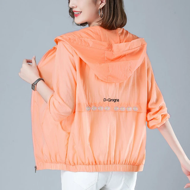 防晒衣女2023夏季新款妈妈装中老年人防晒服户外洋气长袖薄外套新