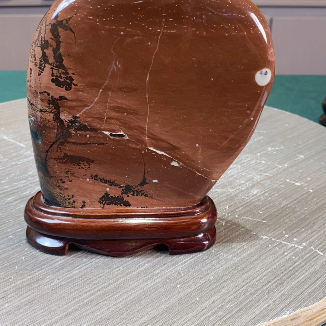 石材广西国画石草花石