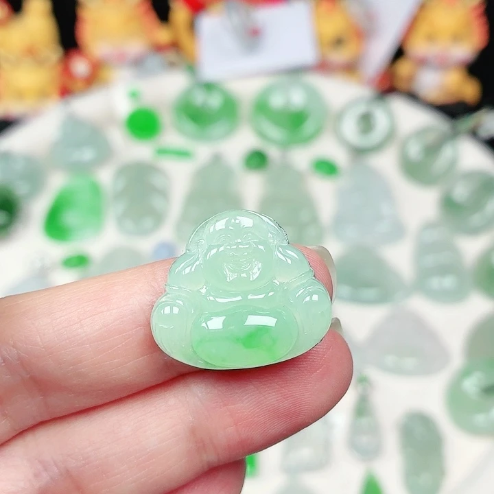 颈饰未镶嵌翡翠缅甸天然A货翡翠