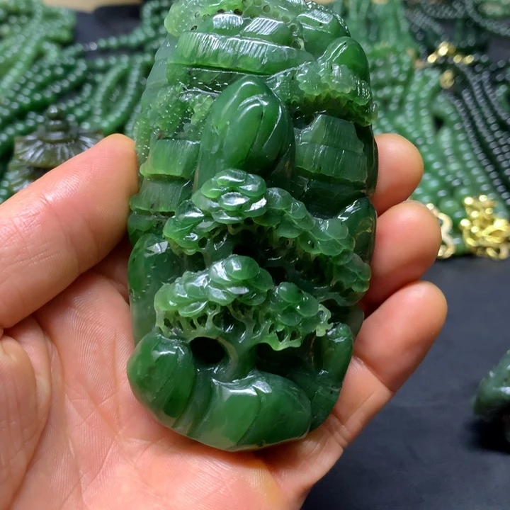 和田玉未镶嵌摆件m****s