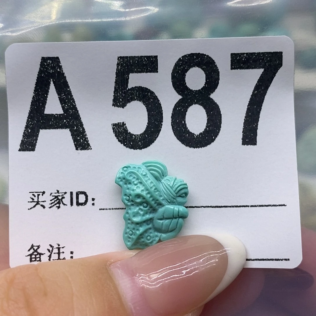 未镶嵌绿松石绿松石配饰定制