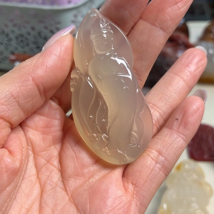 玛瑙/玉髓未镶嵌吊坠(不含链)