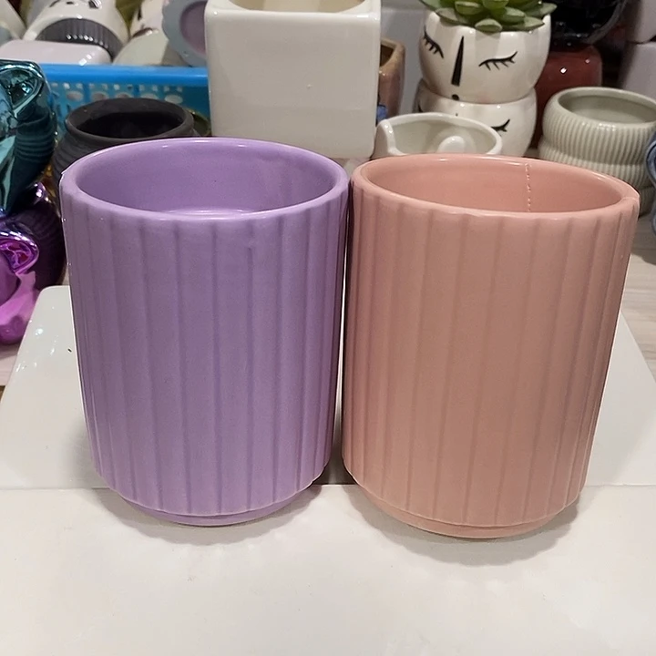 摆件陶盆有孔 微瑕介意勿拍