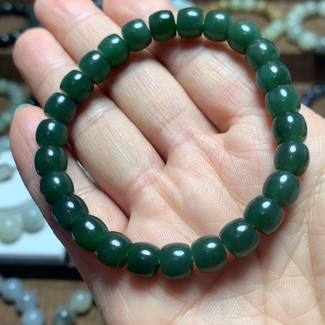 和田玉未镶嵌手链