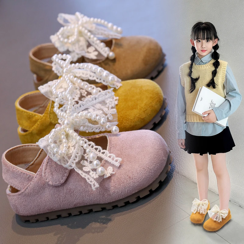 【六一】女童包头蝴蝶结勃肯凉鞋2025夏季小女孩百搭玛丽珍半拖软底