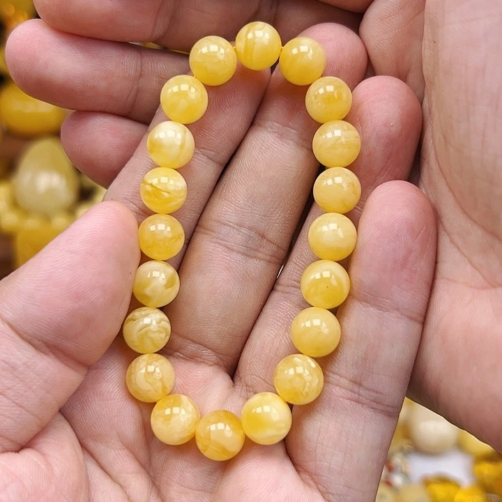 蜜蜡未镶嵌珠宝奇石丁*心单圈