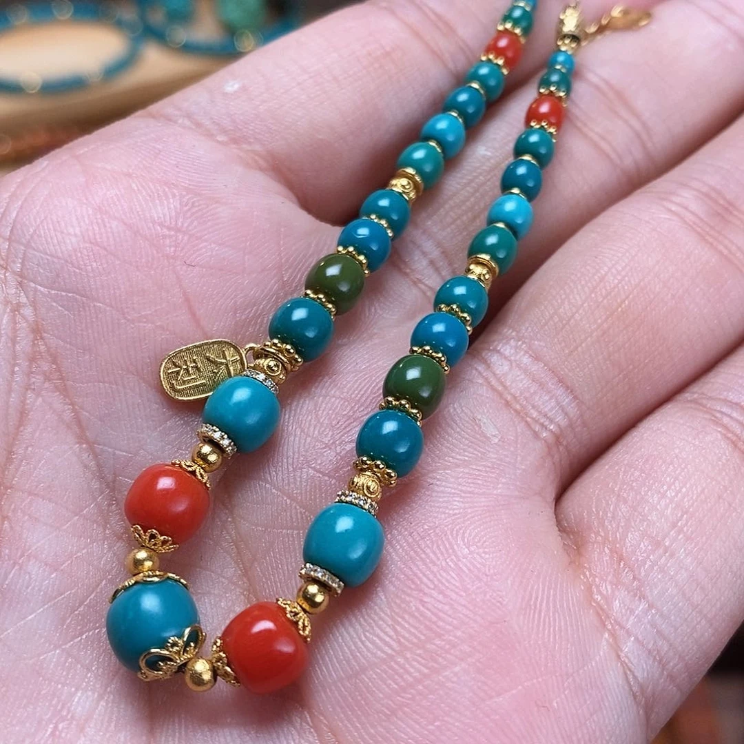 绿松石珠宝奇石未镶嵌