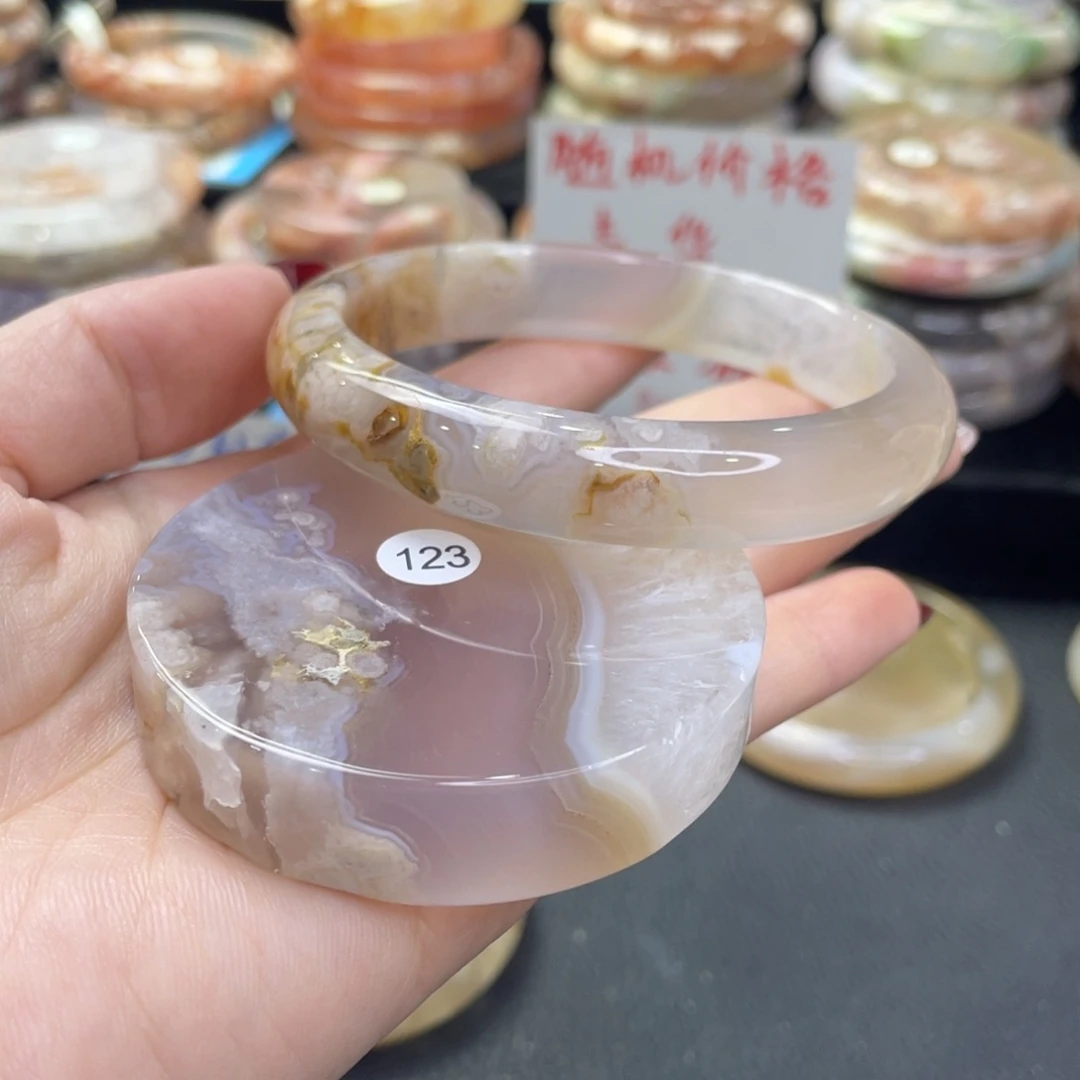 未镶嵌手镯石英质玉豆*62/123