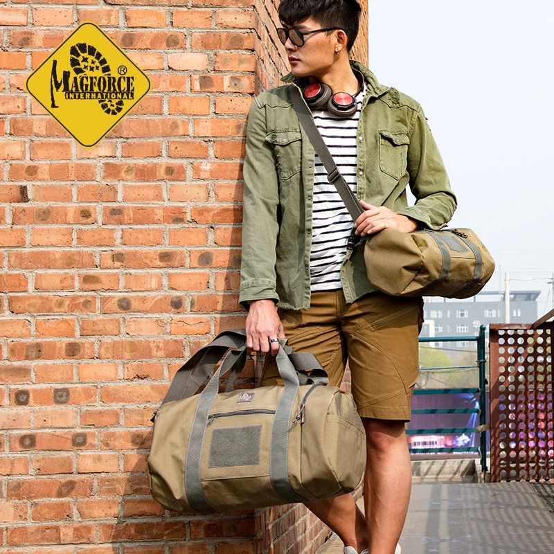 MAGFORCE麦格霍斯台马0655大容量圆筒鼓包户外单肩旅行健身运动包