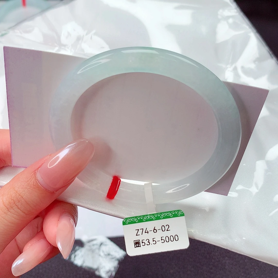 翡翠未镶嵌手镯缅甸天然a货翡翠手镯