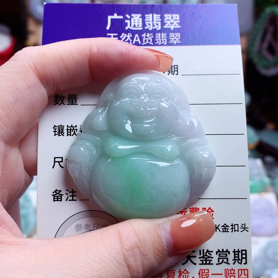 颈饰未镶嵌翡翠佛公16