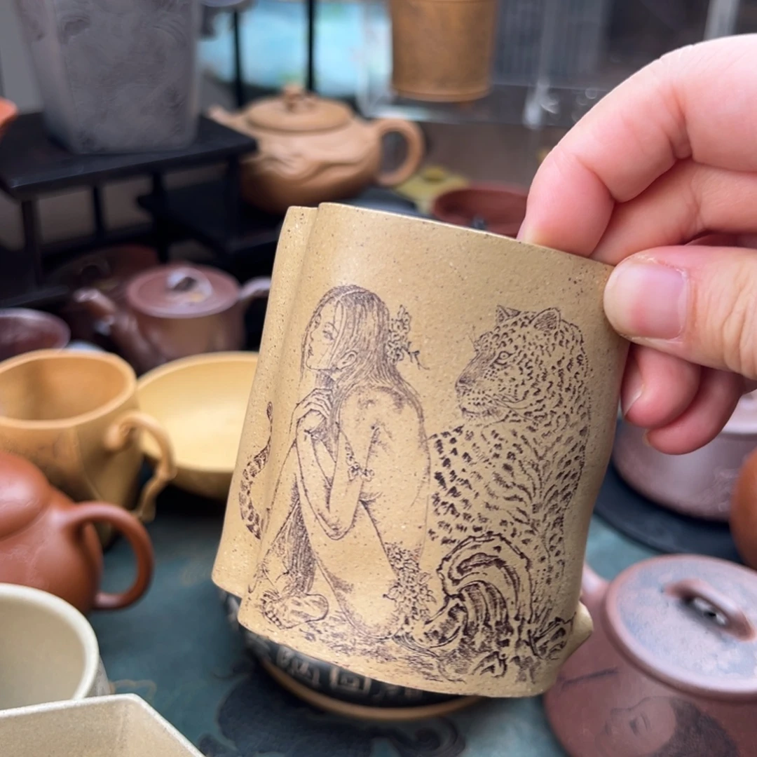 紫***霜紫砂茶杯紫砂主人杯