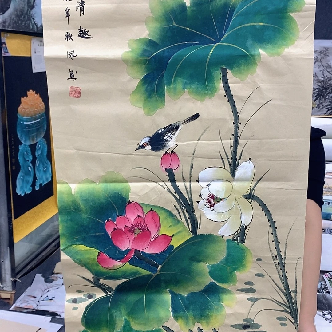 国画国画作品手绘