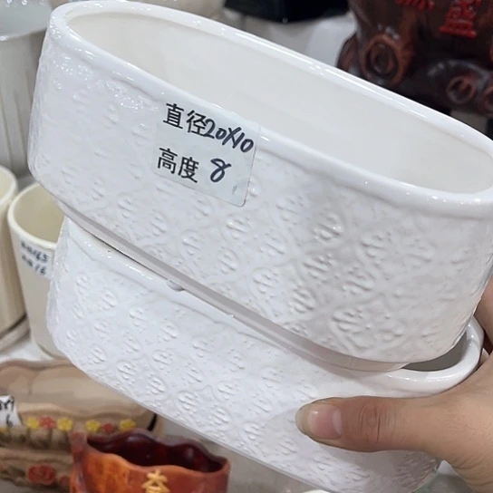 多肉绿植陶瓷花盆9.9包邮