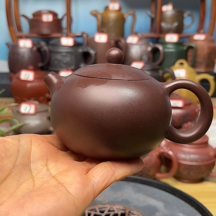 茶壶紫砂微瑕不带证书礼盒200cc