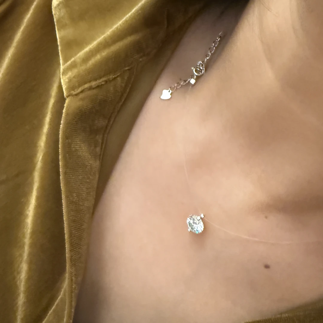 非金属仿水晶项链 C+家服饰人鱼之泪项链