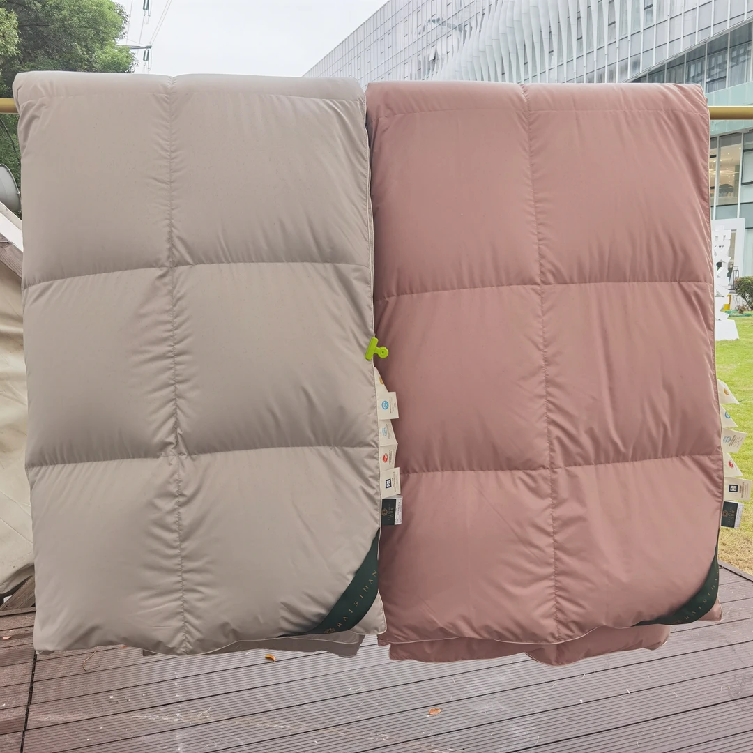 【双11首发】95白鹅绒被超柔超静音面料羽绒被加厚冬被立体边10d