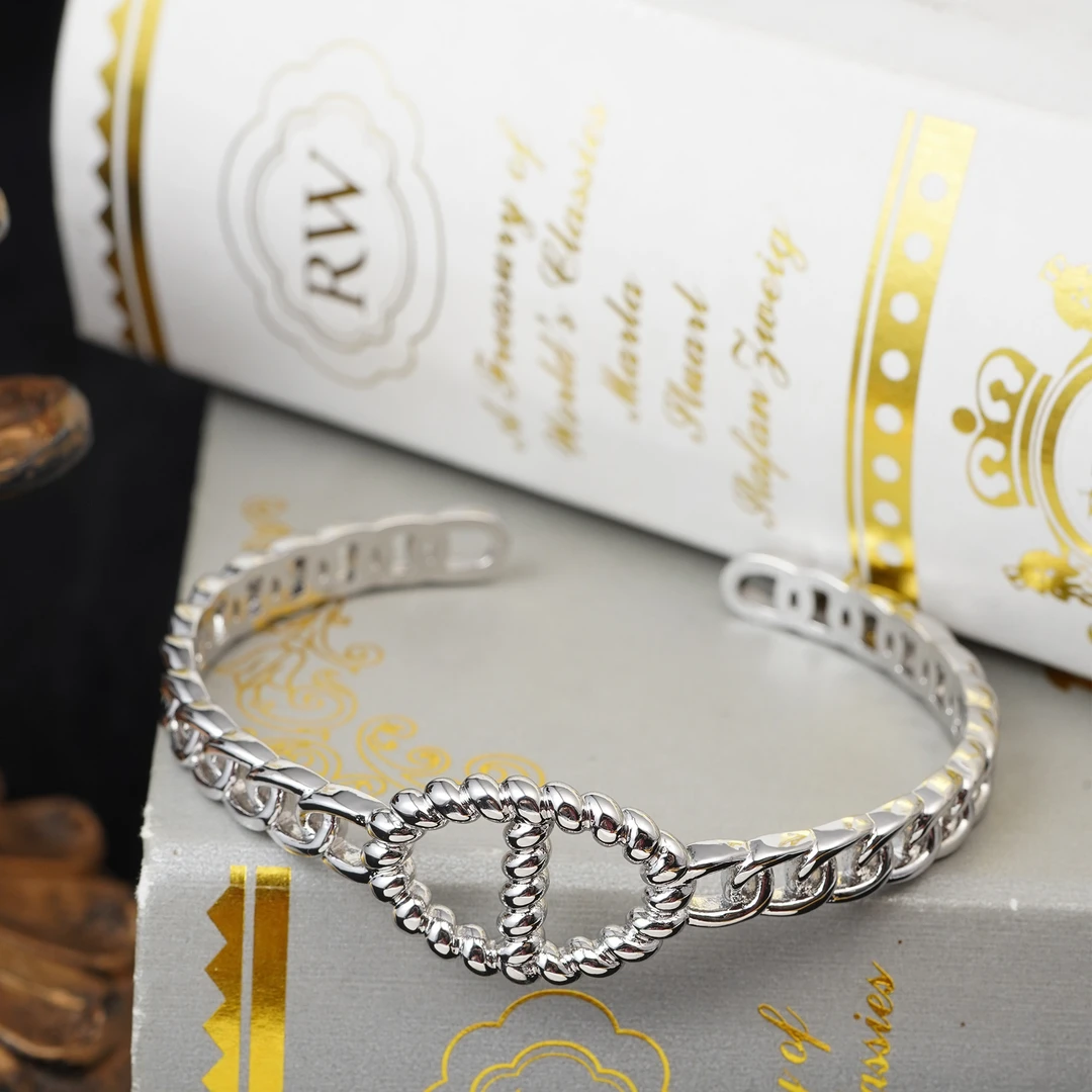 铜合金手镯 【3696】LeLe 手镯 【可开口】 简约素款百搭气质