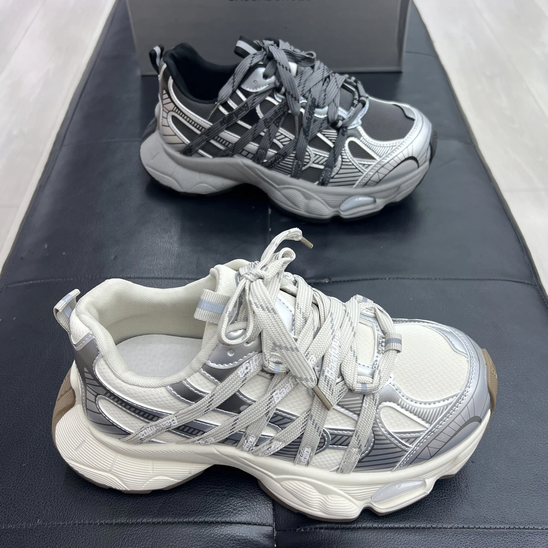 老爹鞋春秋女士厚底女士女鞋透气百搭夏季休闲鞋运动鞋时尚潮流女