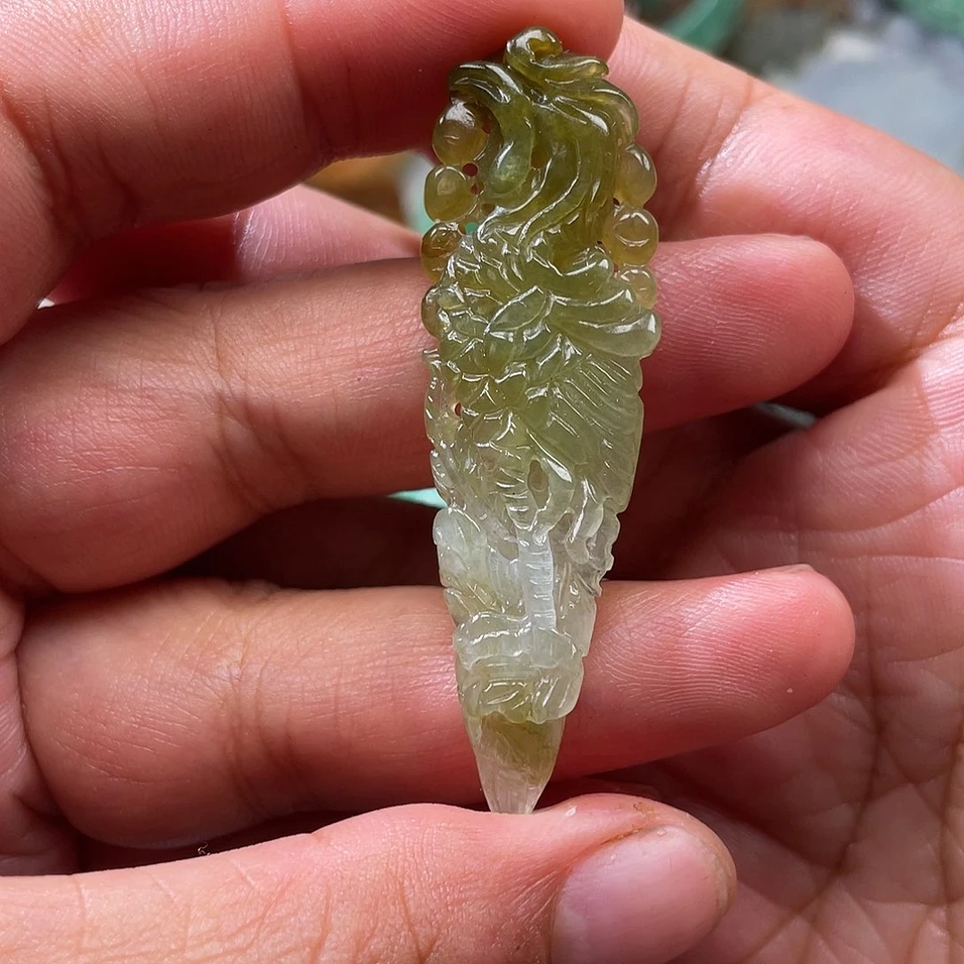 颈饰未镶嵌翡翠翡玉缘翡翠