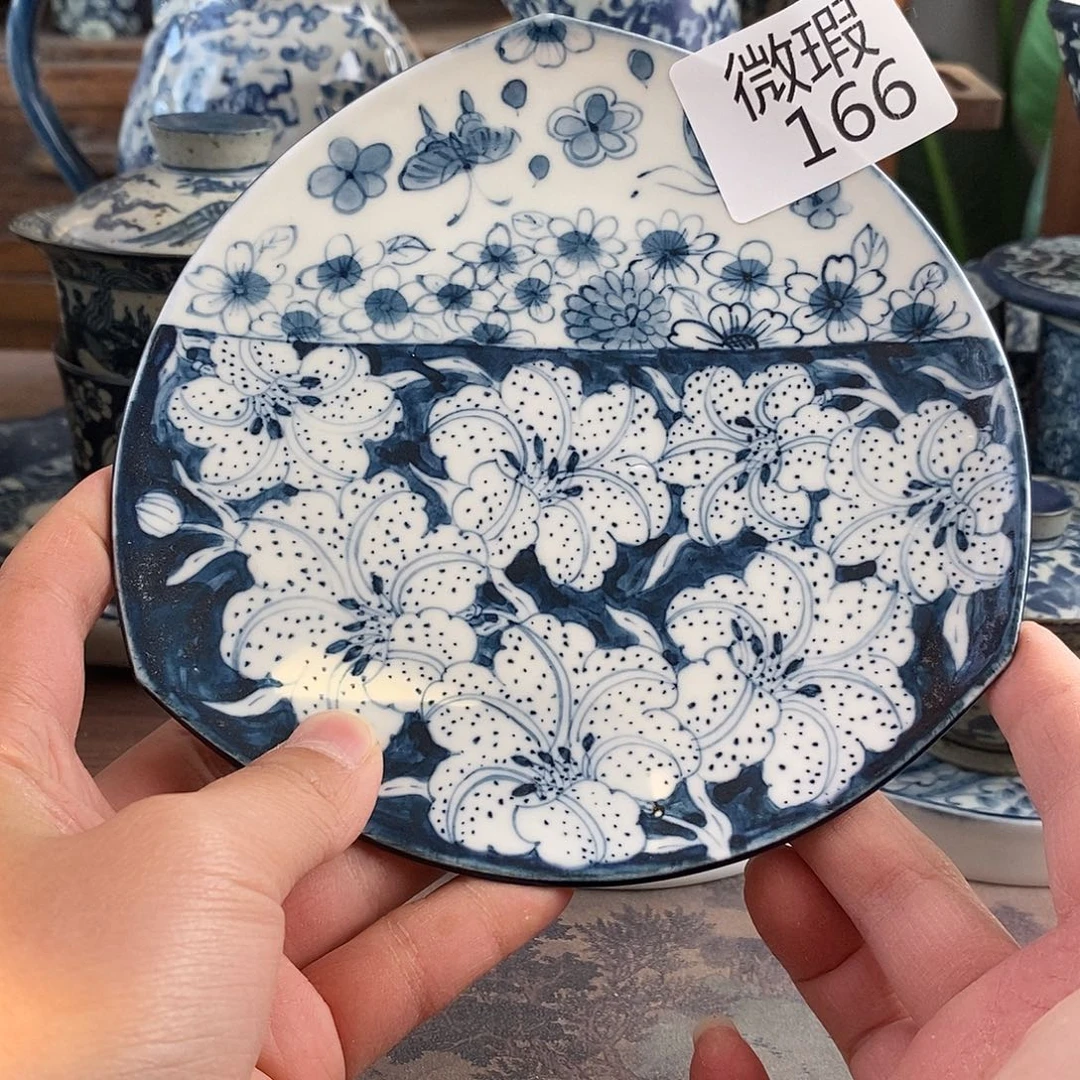 陶手工手绘青花高温陶瓷
