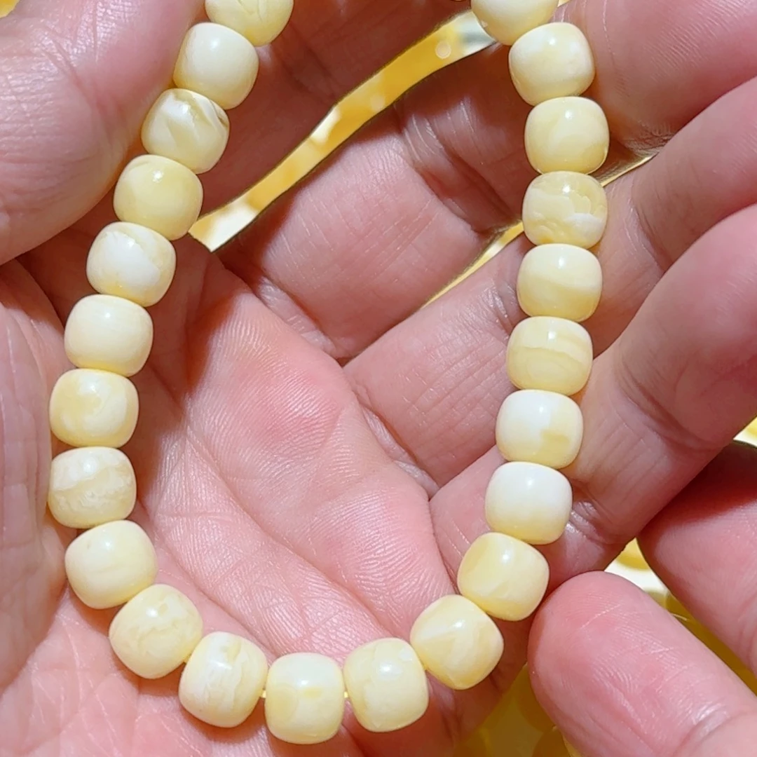蜜蜡手串未镶嵌琥珀蜜蜡手串8.6mm