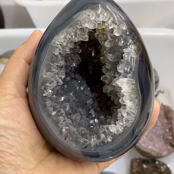 未镶嵌紫晶珠宝半成品