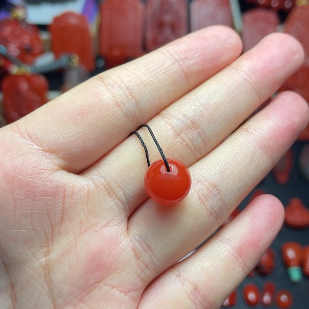 家***子南红玛瑙未镶嵌颈饰