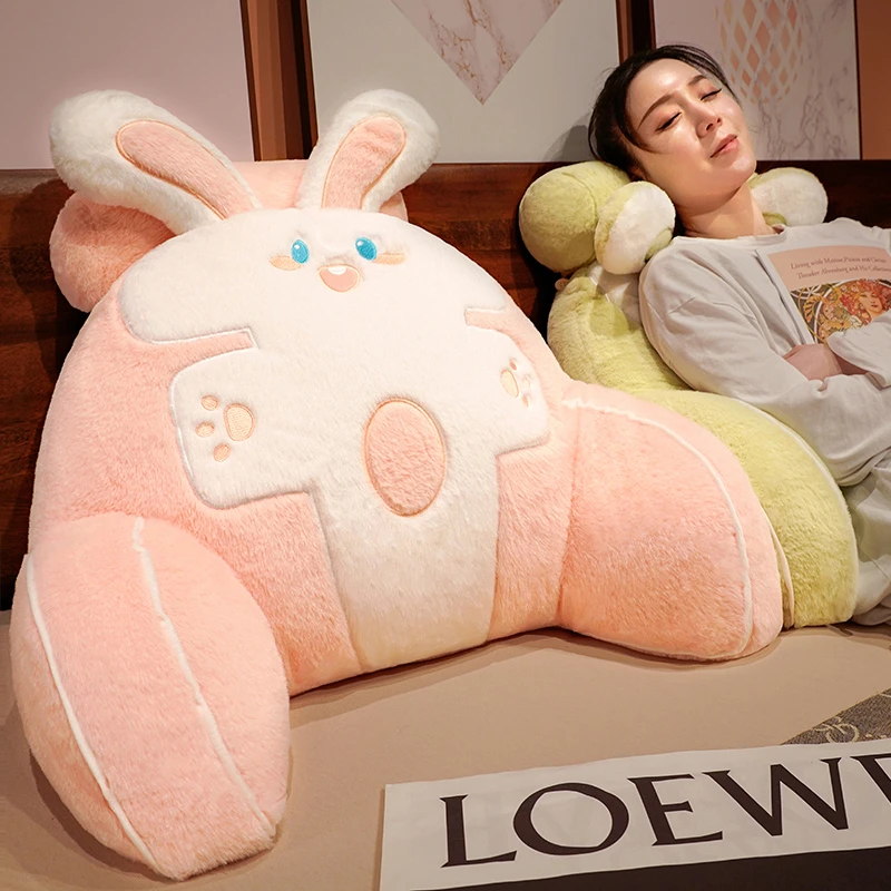 床头软包大靠背可拆洗床上靠垫宿舍看书护腰枕看电视玩手机大靠枕