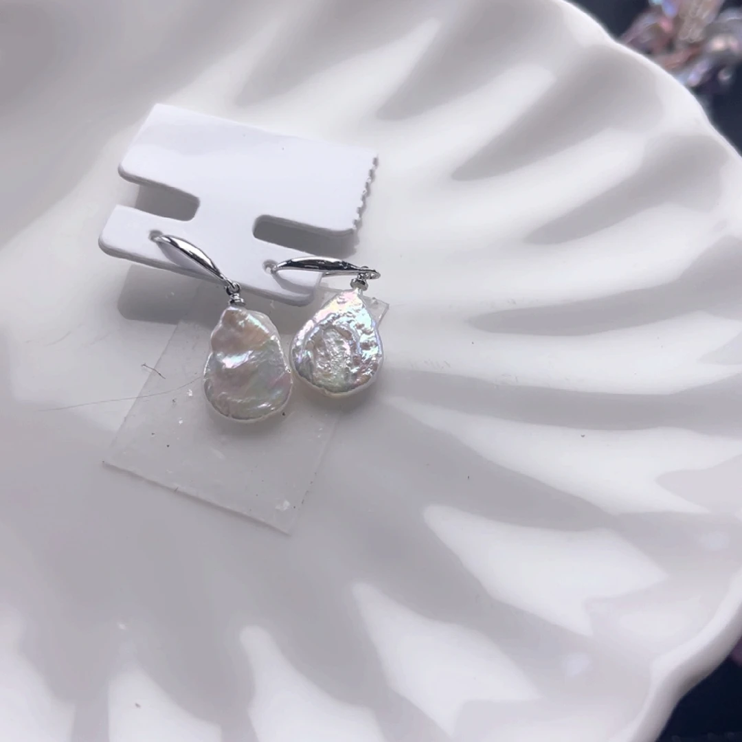 淡水珍珠耳饰未镶嵌【纯恬】