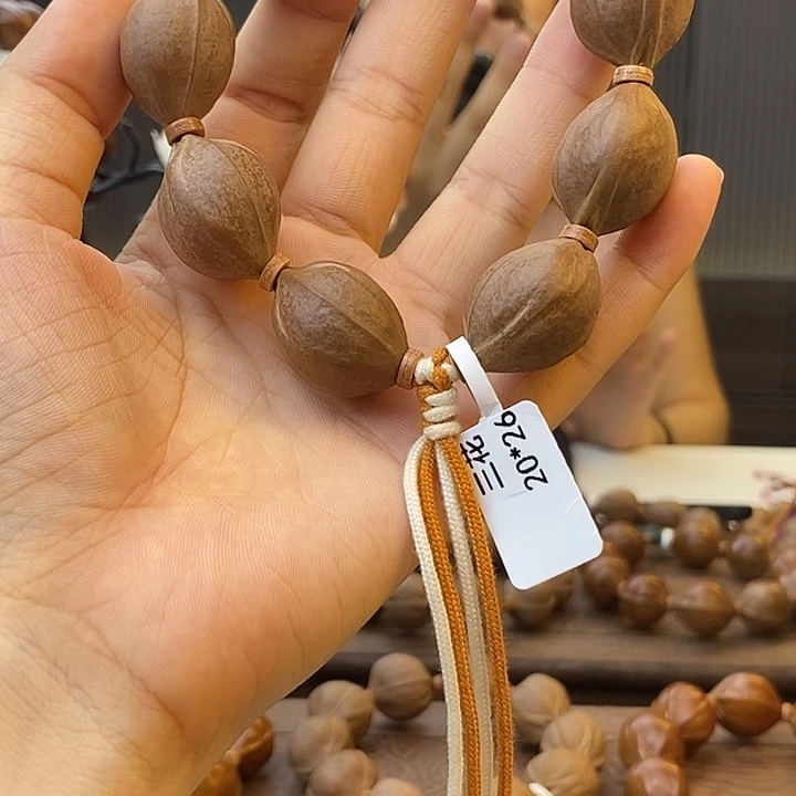 随***王橄榄核手串梅林铁核
