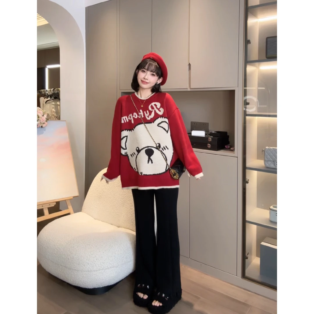 清仓【帕丁顿熊熊】娜娜的孕期穿搭/孕妇装秋冬时尚毛衣套装