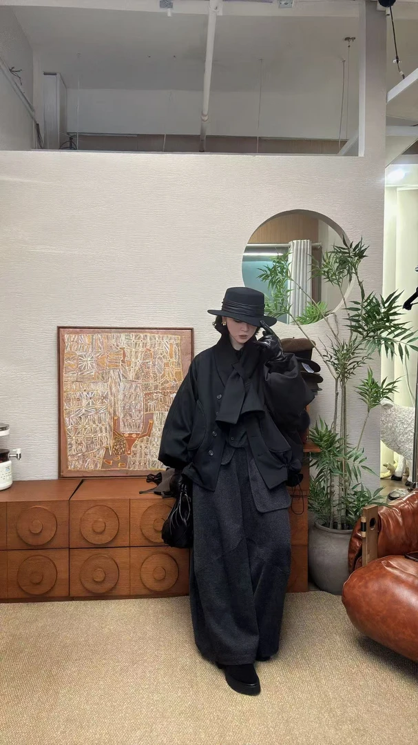 舟 · 丹轻奢带围巾羽绒外套-2078