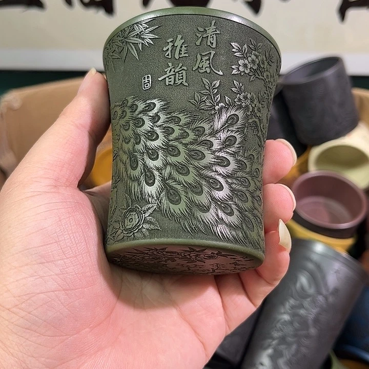 茶杯紫砂全手工紫砂主人杯