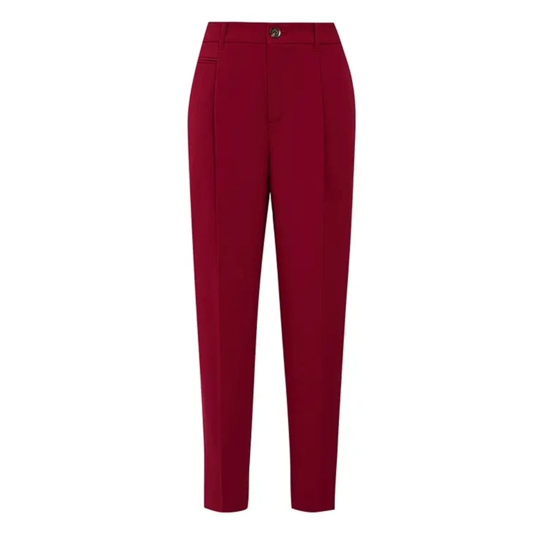 AMASS/阿玛施 新款经典百搭通勤职场九分招牌西裤烟管裤510033