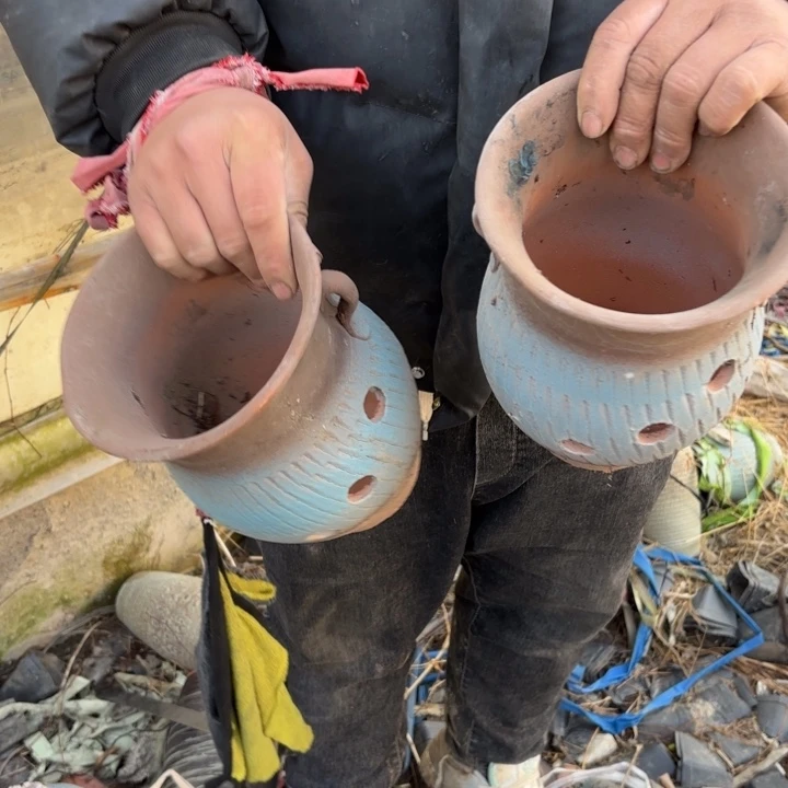 红陶口径 高度 花盆15 20