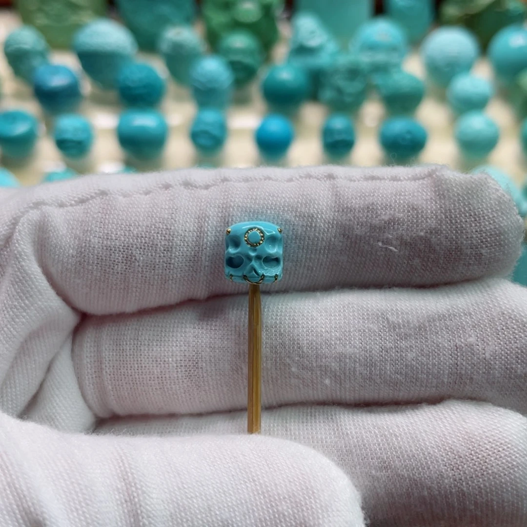 绿松石珠宝奇石未镶嵌