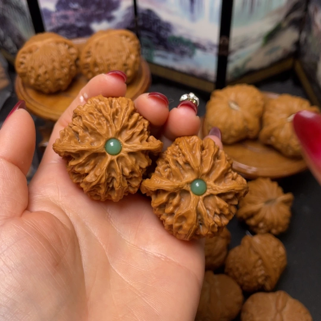 把件文玩核桃43全品苹果园