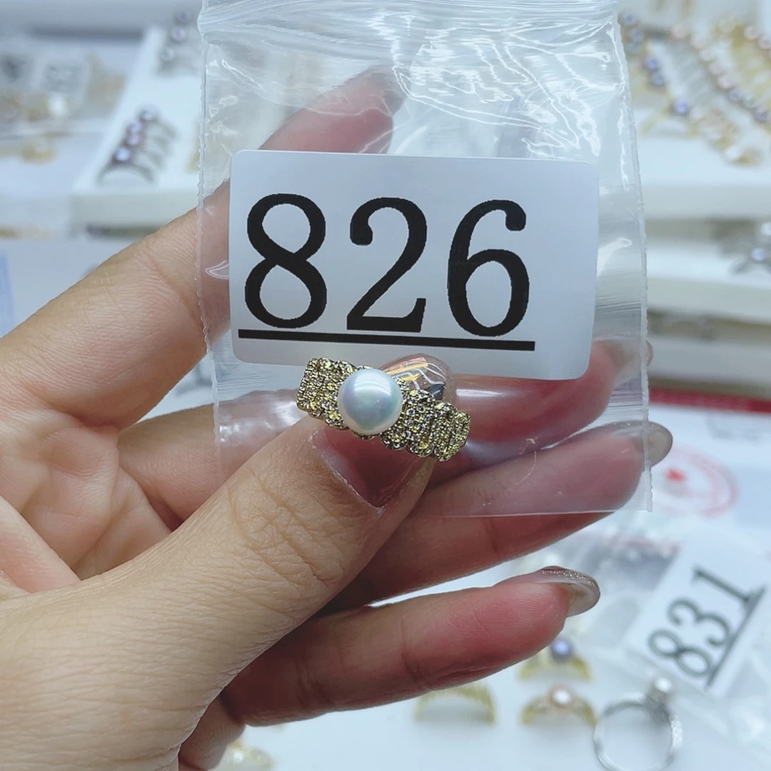 淡水珍珠珠宝奇石合金北***星826